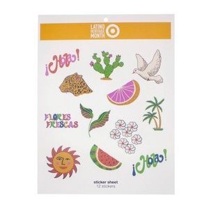 NEW Target x West Emory 12pk Sticker Pack for Latino Heritage Month